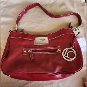 Liz Claiborne Red Shoulder Bag